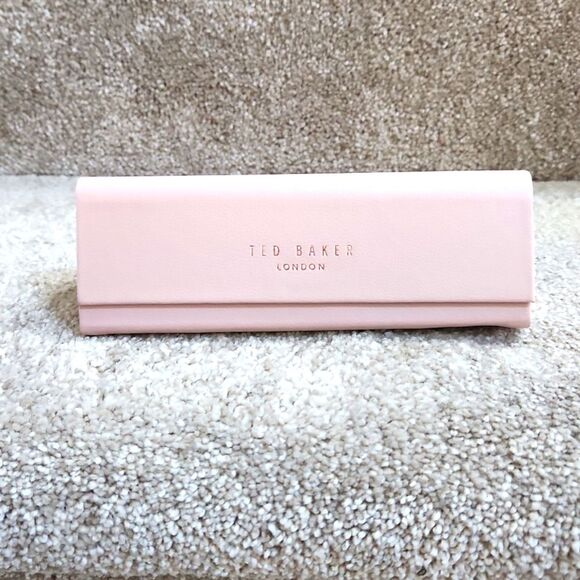 Ted Baker Pink Glasses Case w/ Flower Interior - Picture 1 of 5